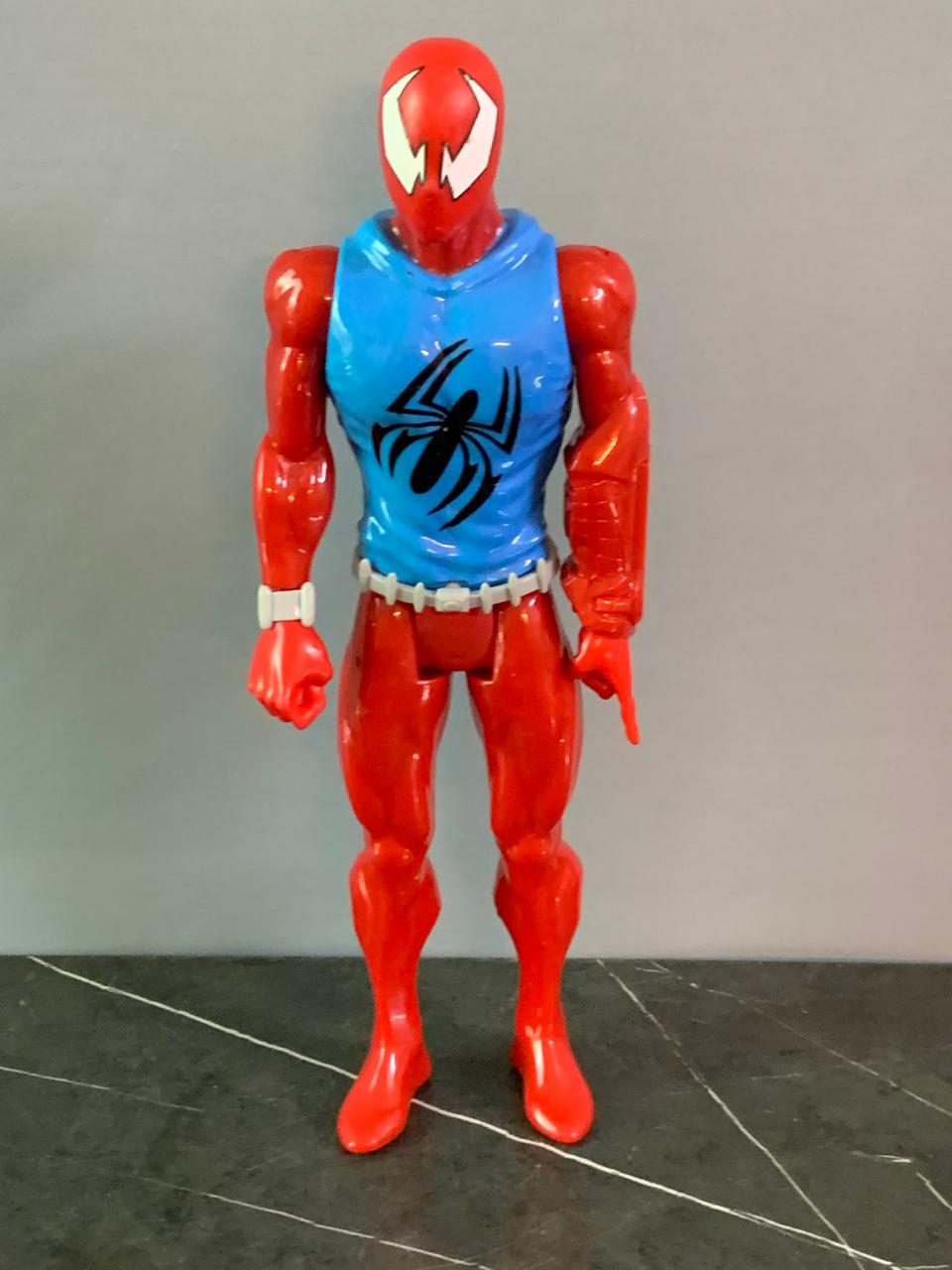 Hasbro Marvel Spider-Man: Titan Hero Series Blast Gear Marvel's Scarlet Spider Superhero Action Figure.