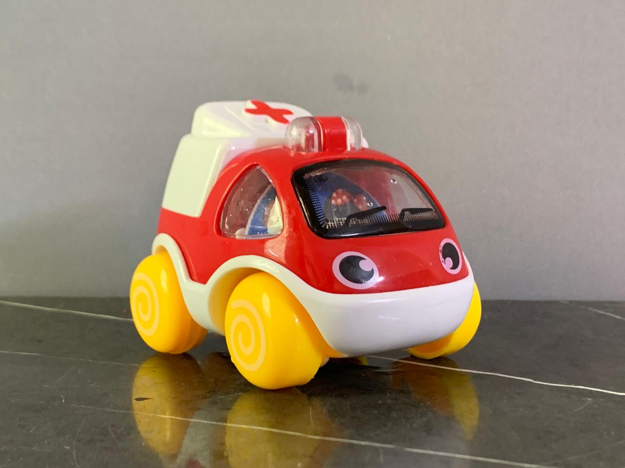 Edushape Mighty Minis Wind Up Vehicle - Ambulance.