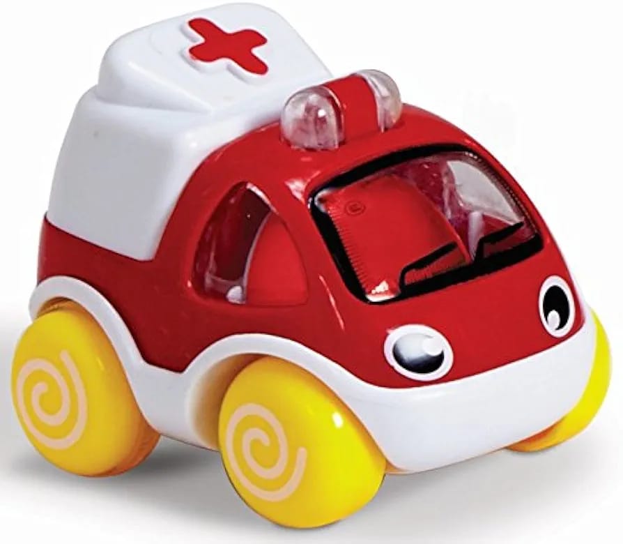 Edushape Mighty Minis Wind Up Vehicle - Ambulance.