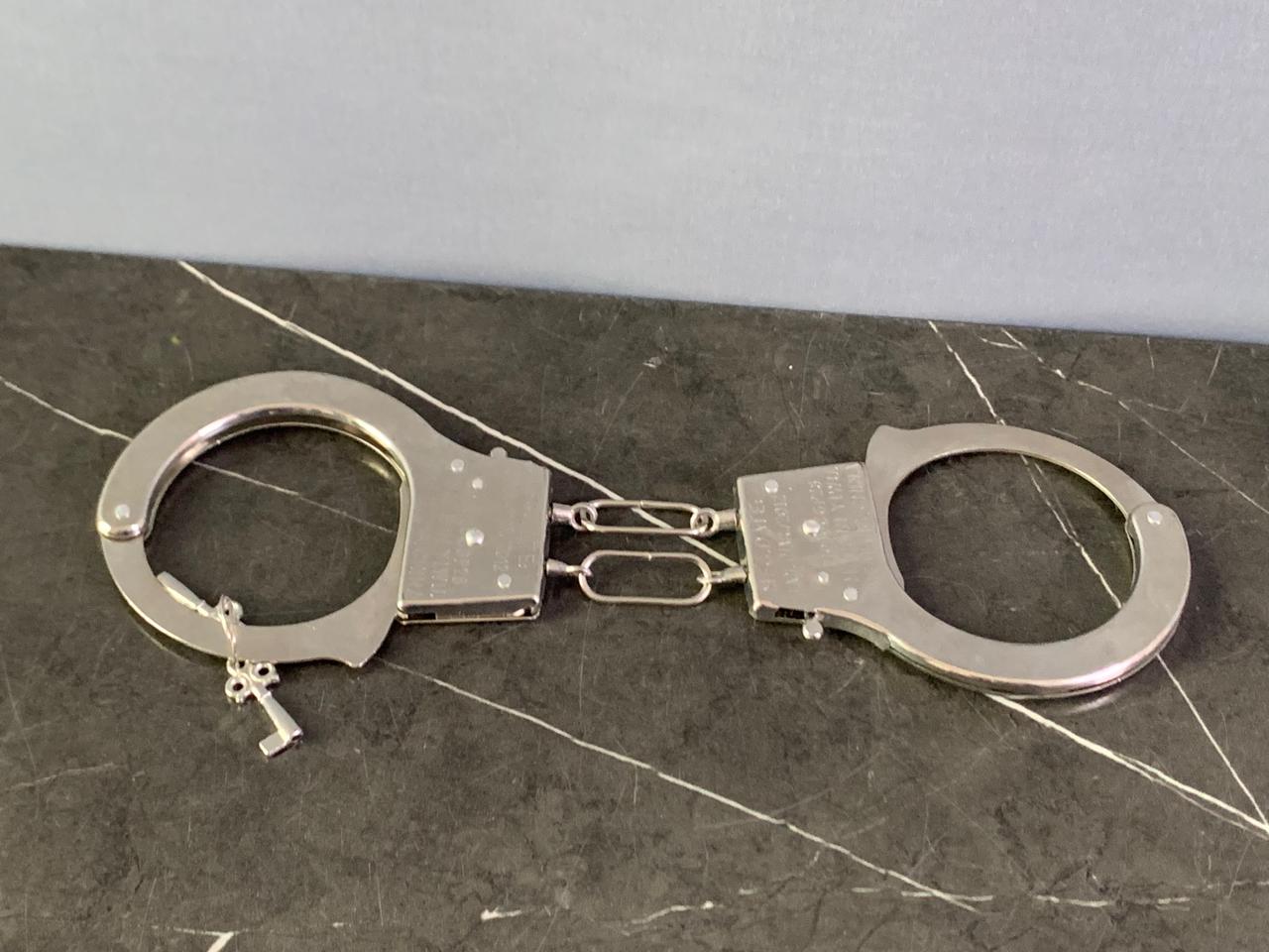 Toy Handcuffs With Keys.