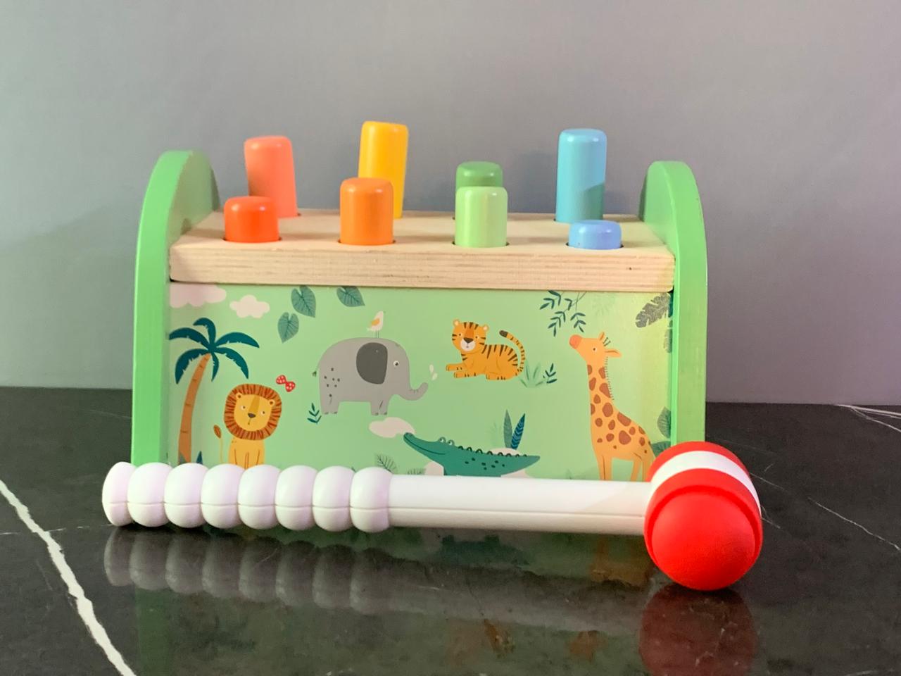 Wooden Jungle Pound Bench - Anko. (Rs 450 advance)