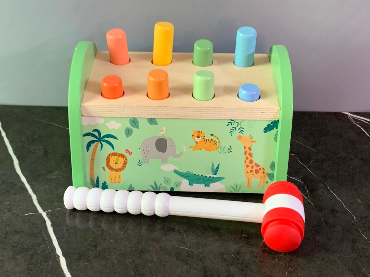 Wooden Jungle Pound Bench - Anko. (Rs 450 advance)