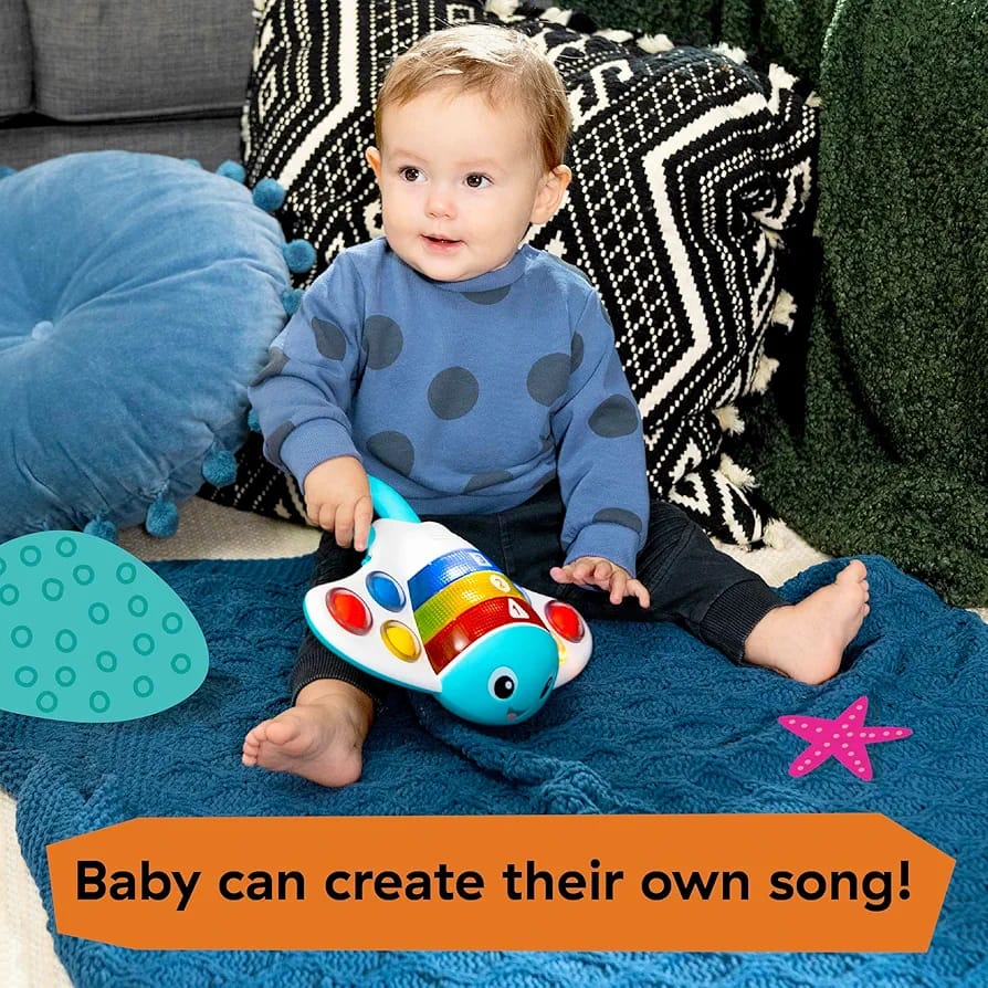 Baby Einstein Ocean Explorers Pop & Explore Stingray Popper Toy.