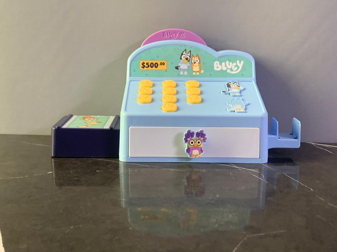Bluey Role Play Cash Register. (Without scanner)