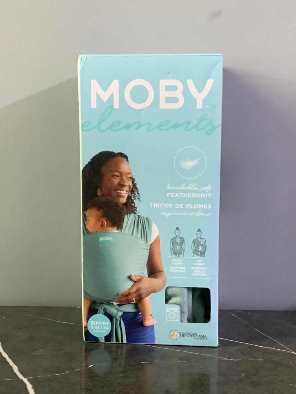 Moby Elements Baby Wrap Carrier. (Rs 800 advance)