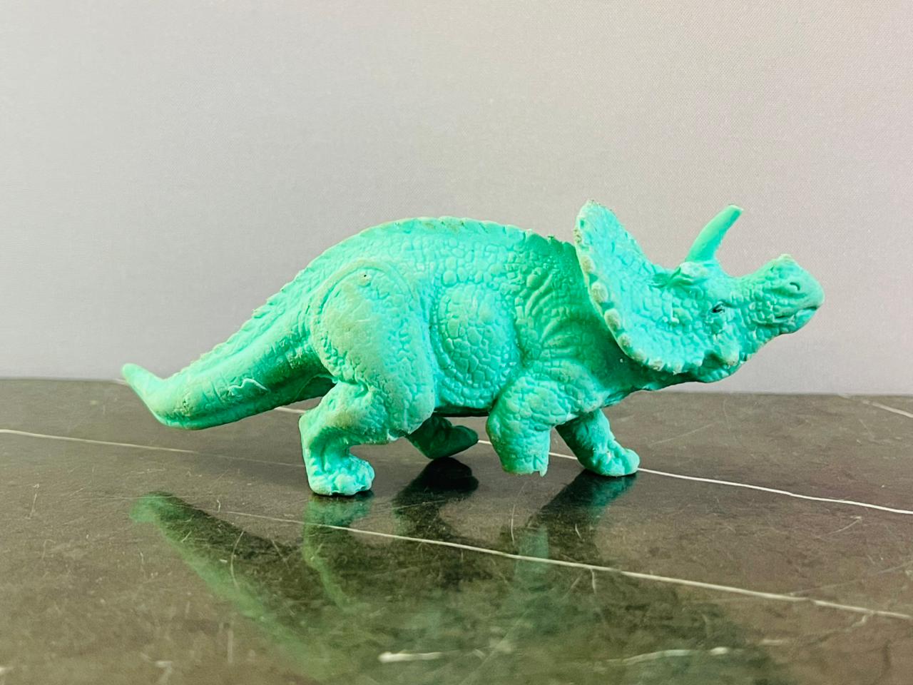 Triceratops Dinosaur Figurine. (foot broken)