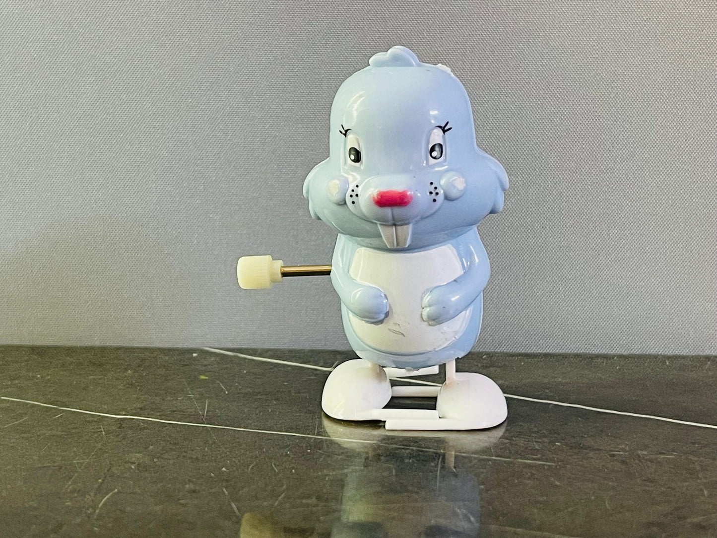 Adorable Wind-up Easter Bunny Toy.