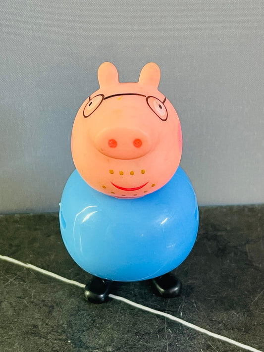 Peppa Pig Daddy Pig Figure. (Without arms)