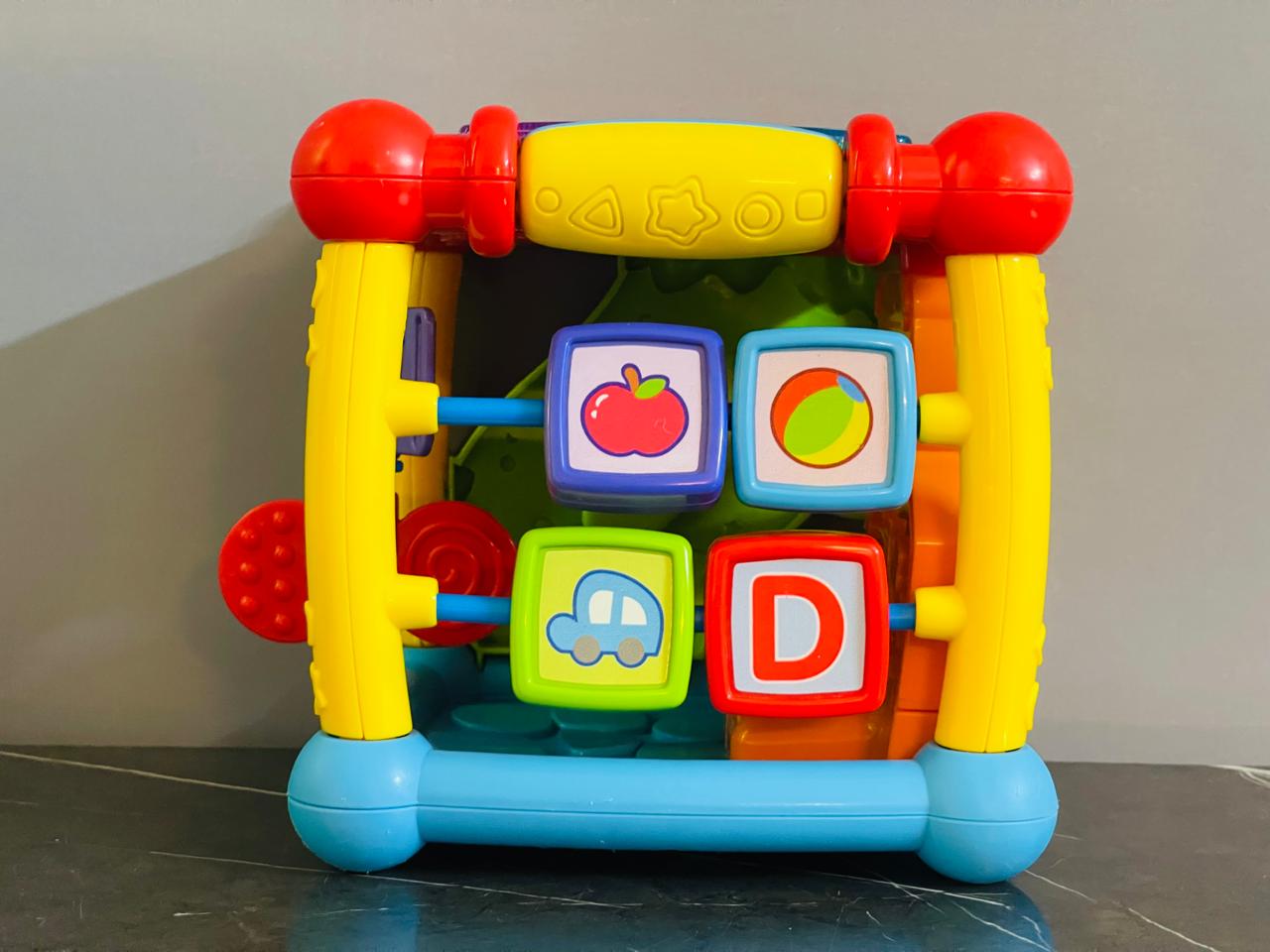 VTech Busy Learners Activity Cube. (Rs 300 advance)