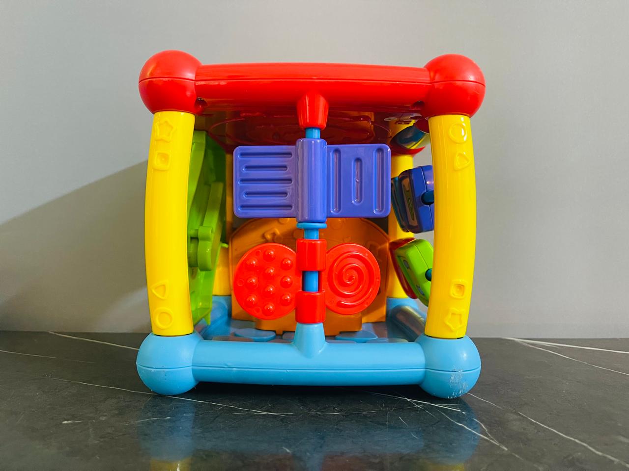 VTech Busy Learners Activity Cube. (Rs 300 advance)