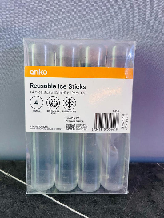 Anko Reusable Ice Sticks. (New)