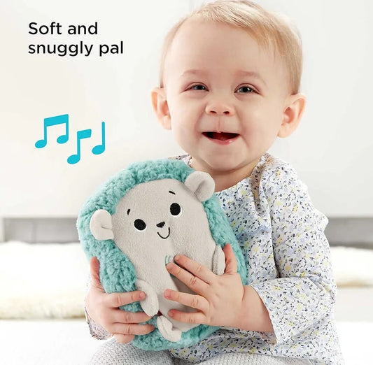 Fisher-Price Calming Vibes Hedgehog Soother Plush Toy.