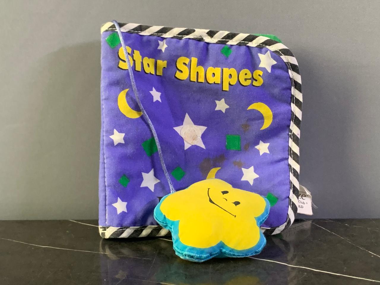 Lamaze Star Shapes Soft Cloth Baby Book.