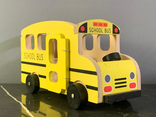 Wooden School Bus - Anko. (Rs 400 advance)