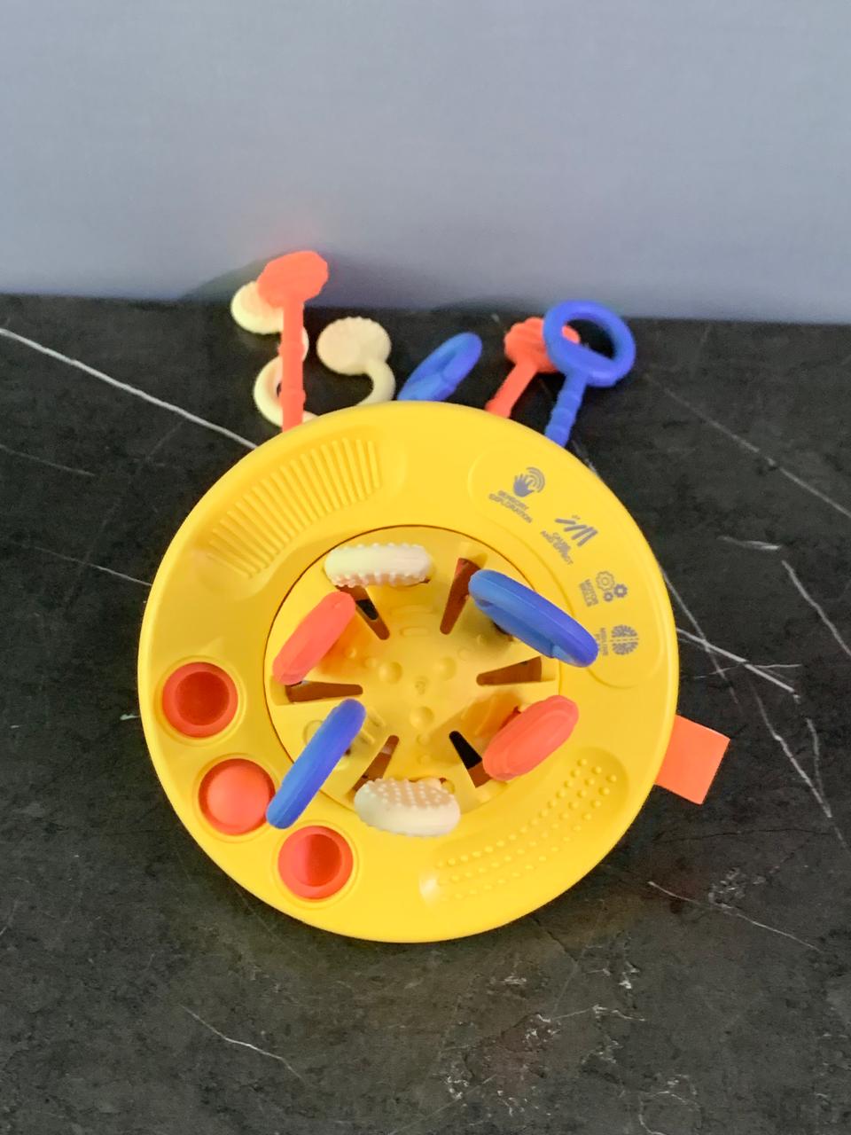 Montessori Silicone Pull String Activity Toy