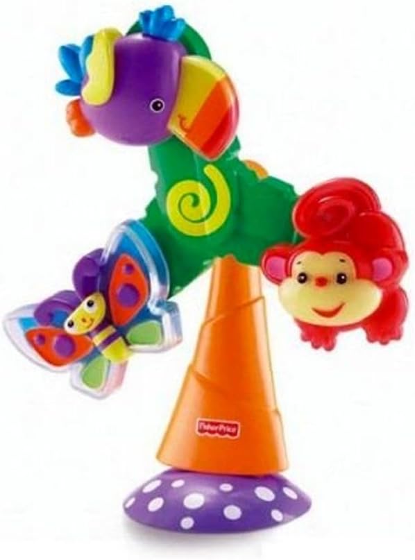 Fisher-Price Rainforest Twist & Spin Suction Toy