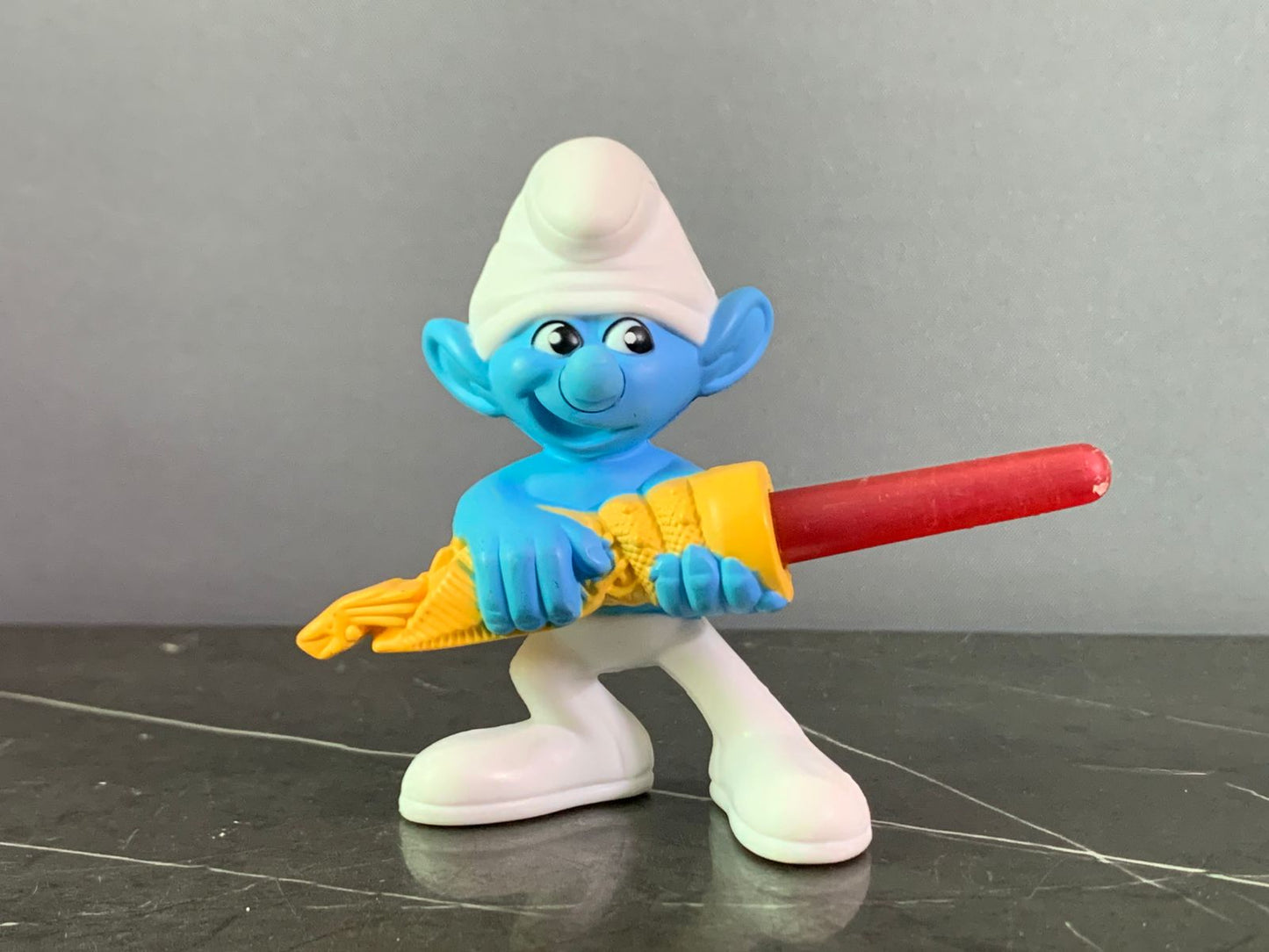 Clumsy Smurf Figurine.