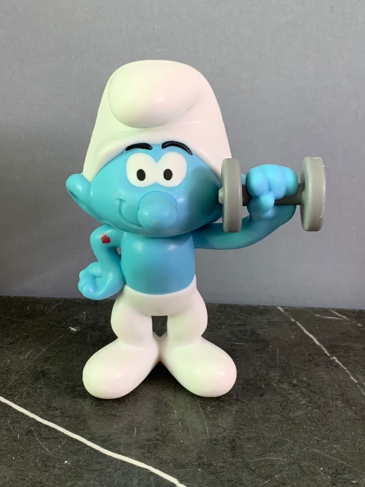 Hefty Smurf Toy Figurine.
