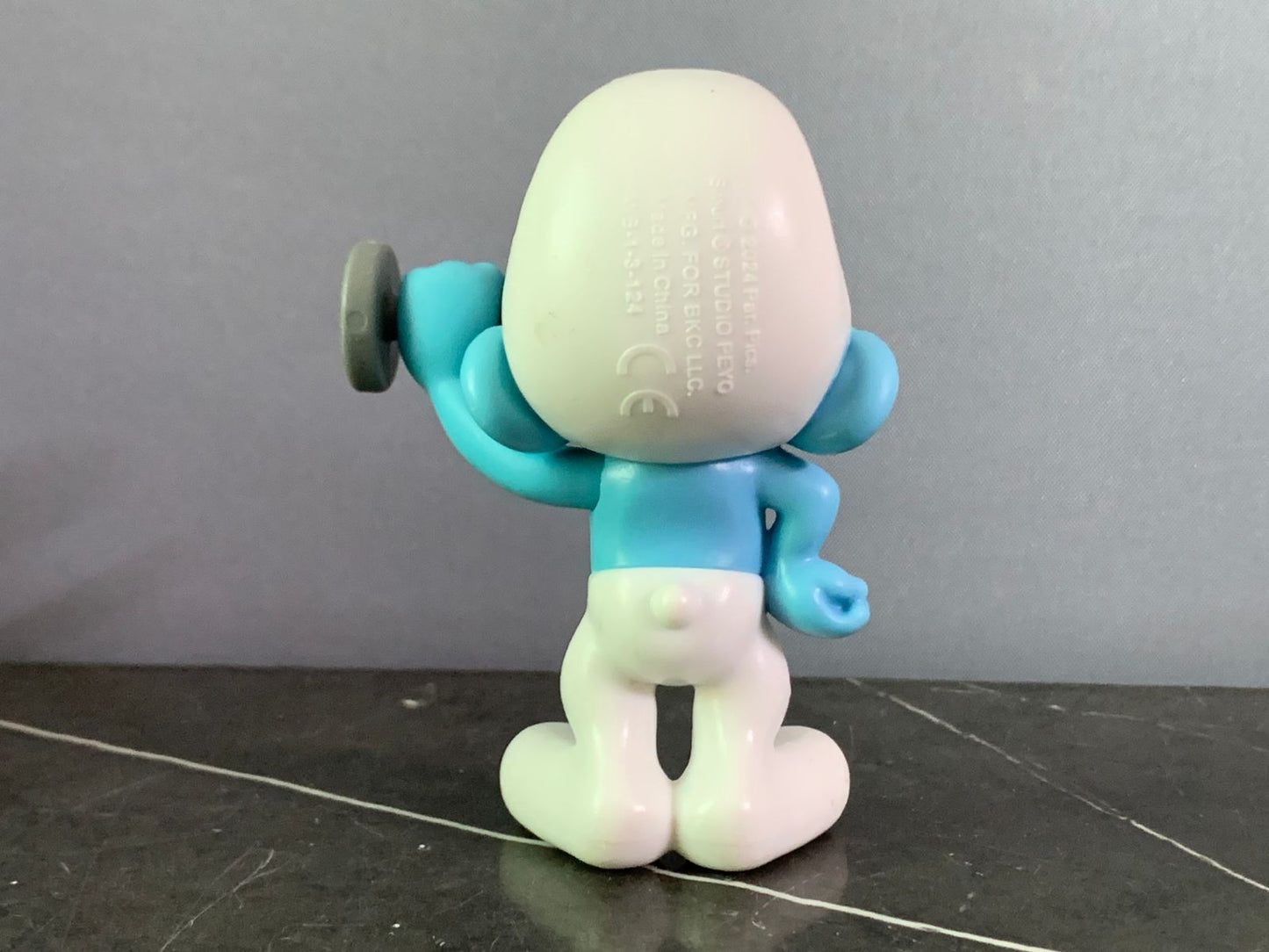 Hefty Smurf Toy Figurine.