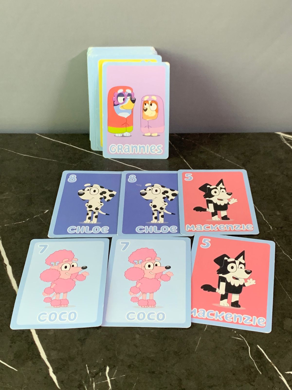 Bluey Playing Cards. (53 cards)