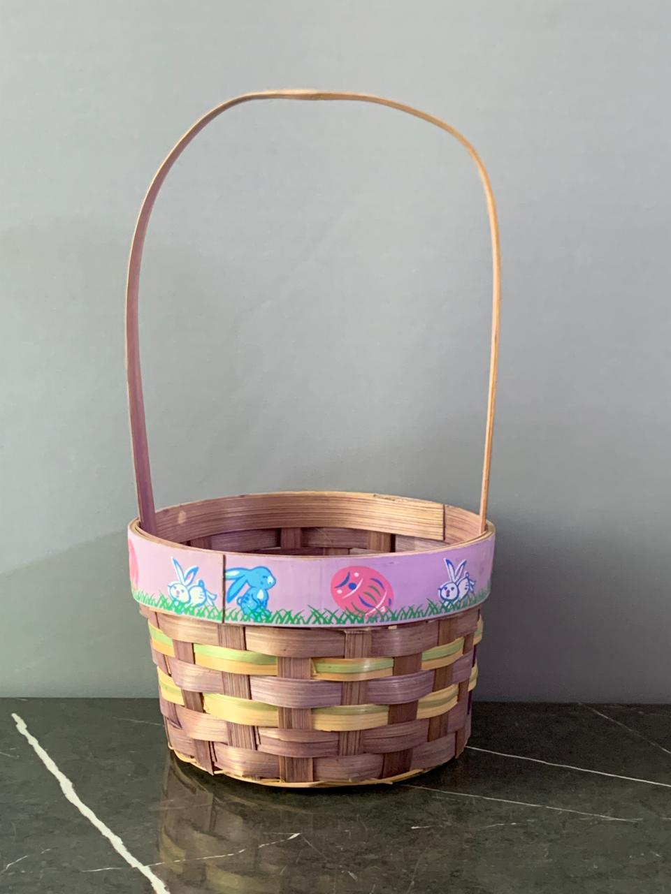 Yulejo Woven Bamboo Basket. (Rs 300 advance)