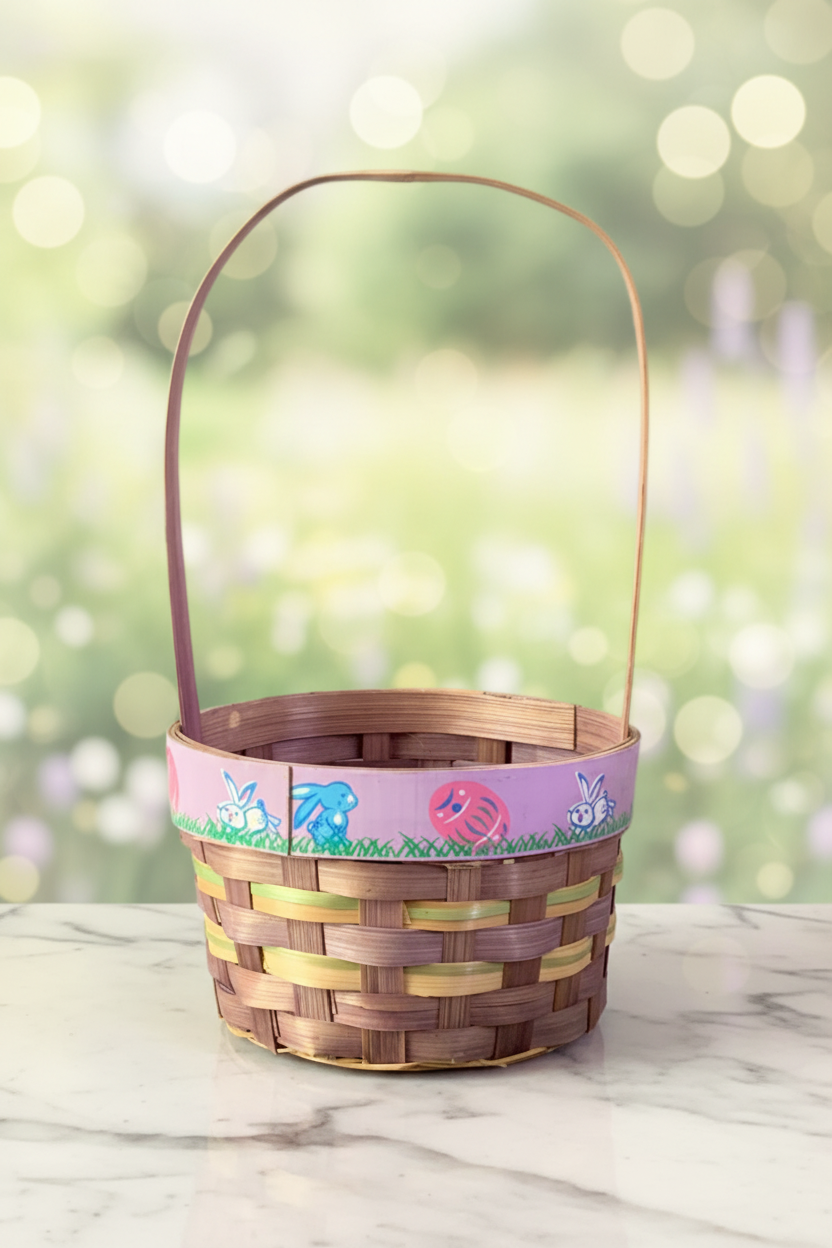 Yulejo Woven Bamboo Basket. (Rs 300 advance)