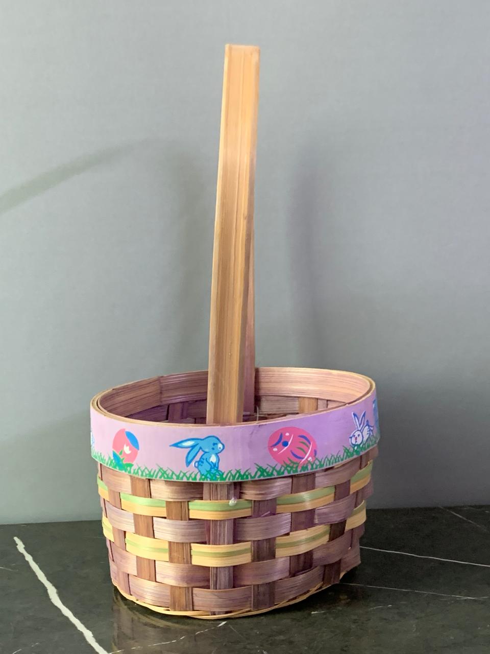 Yulejo Woven Bamboo Basket. (Rs 300 advance)