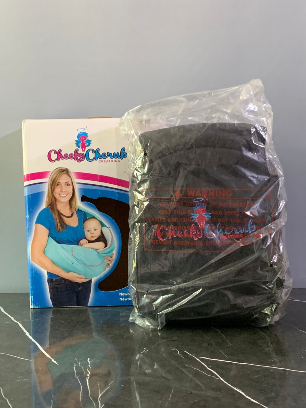 Cheeky Cherub Creations Baby Sling. (Rs 500 advance)