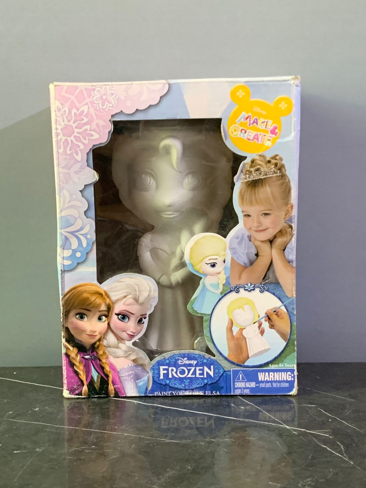 Disney Frozen Paint Your Own Elsa Plaster Figurine. (Rs 350 advance) (only for isb, rwp and nearby areas)