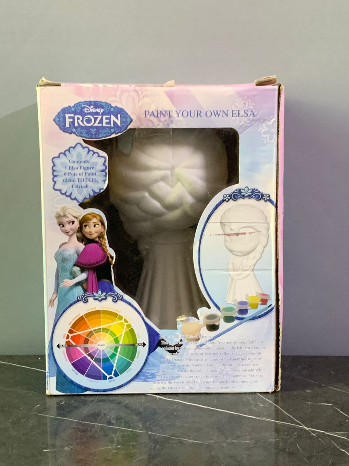 Disney Frozen Paint Your Own Elsa Plaster Figurine. (Rs 350 advance) (only for isb, rwp and nearby areas)