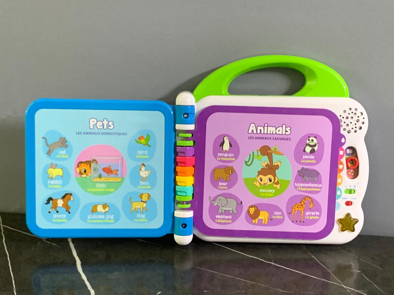 LeapFrog Learning Friends 100 Words Book. (Music isn’t working)(Rs 300 advance)