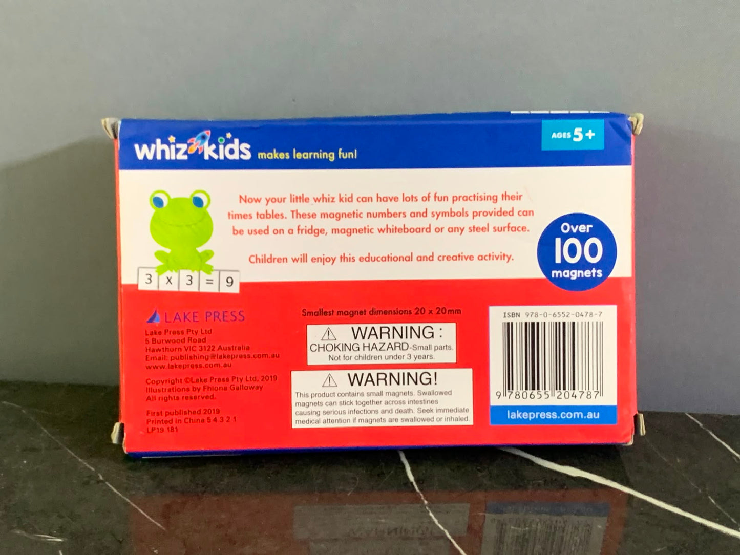 Whiz Kids Times Tables Multiplication Magnets. (New)