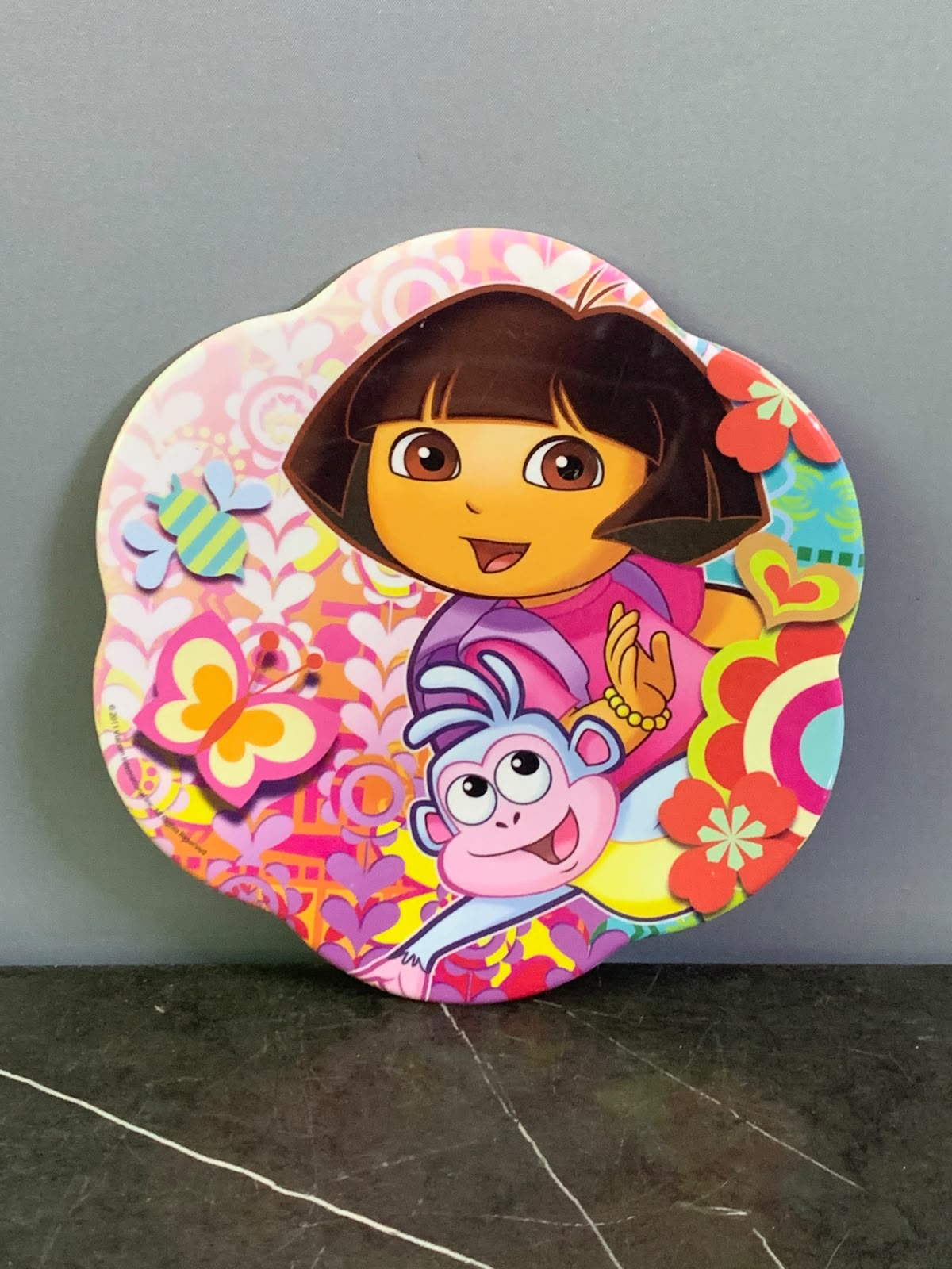 Zak Designs Dora and Boots Plate.