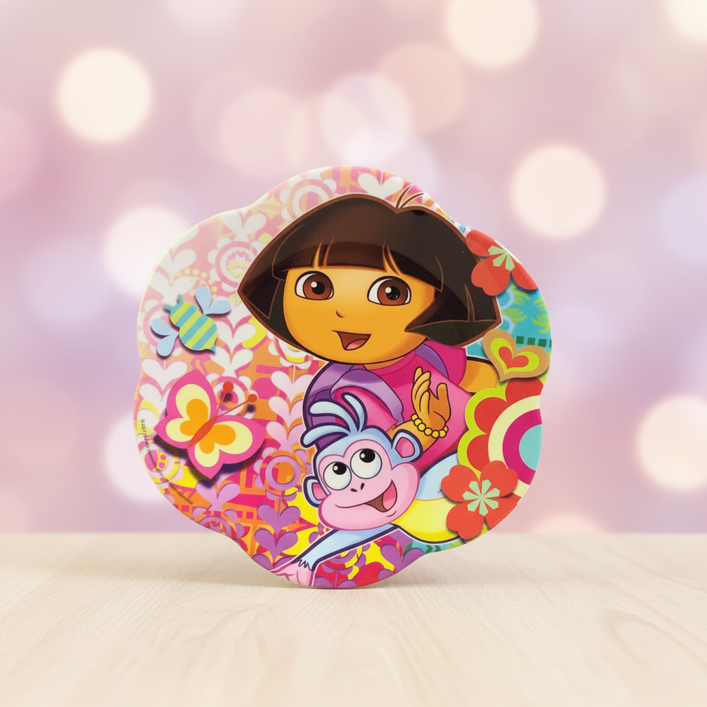Zak Designs Dora and Boots Plate.
