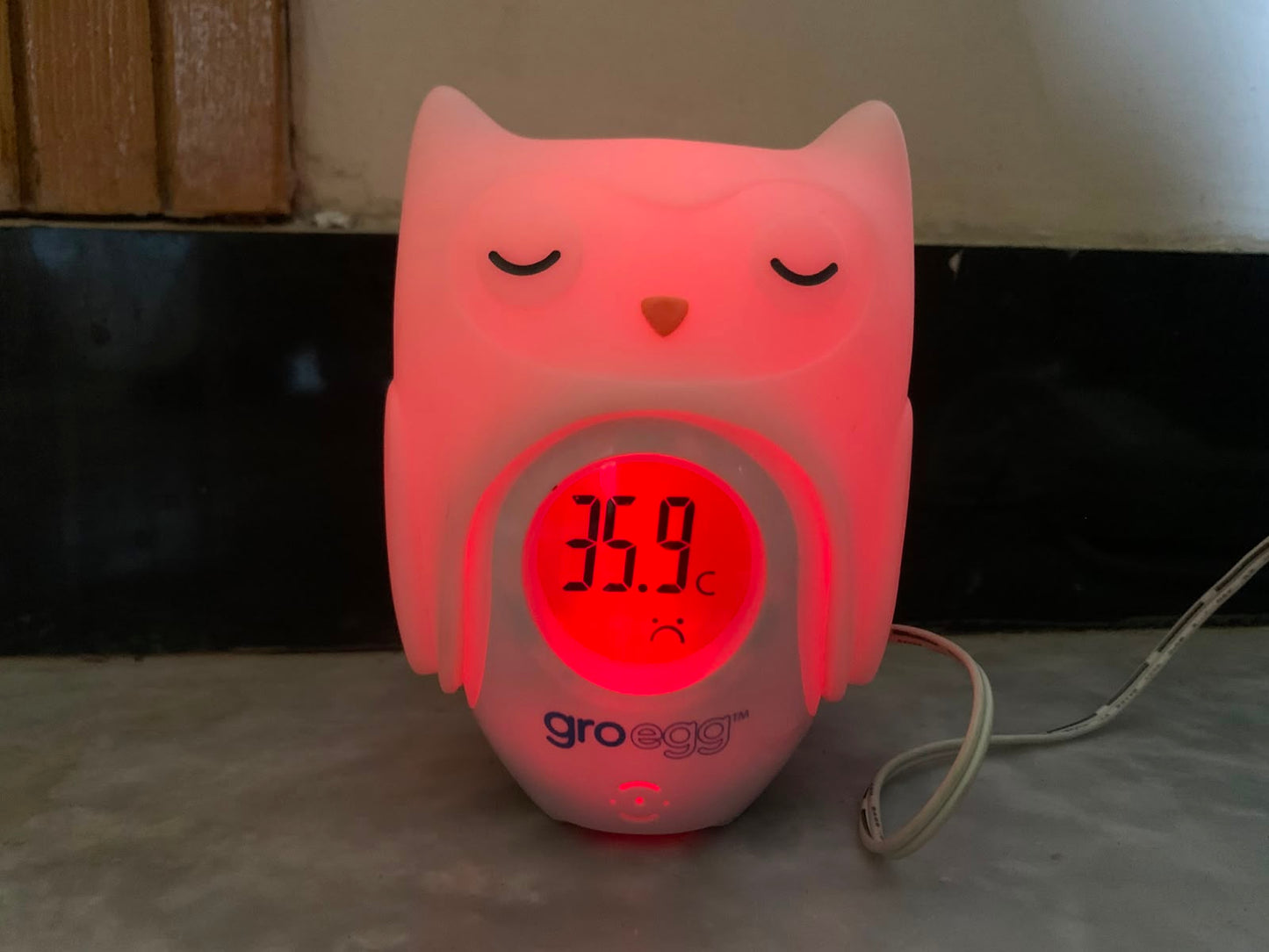Tommee Tippee Groegg Oona the Owl Digital Room Thermometer