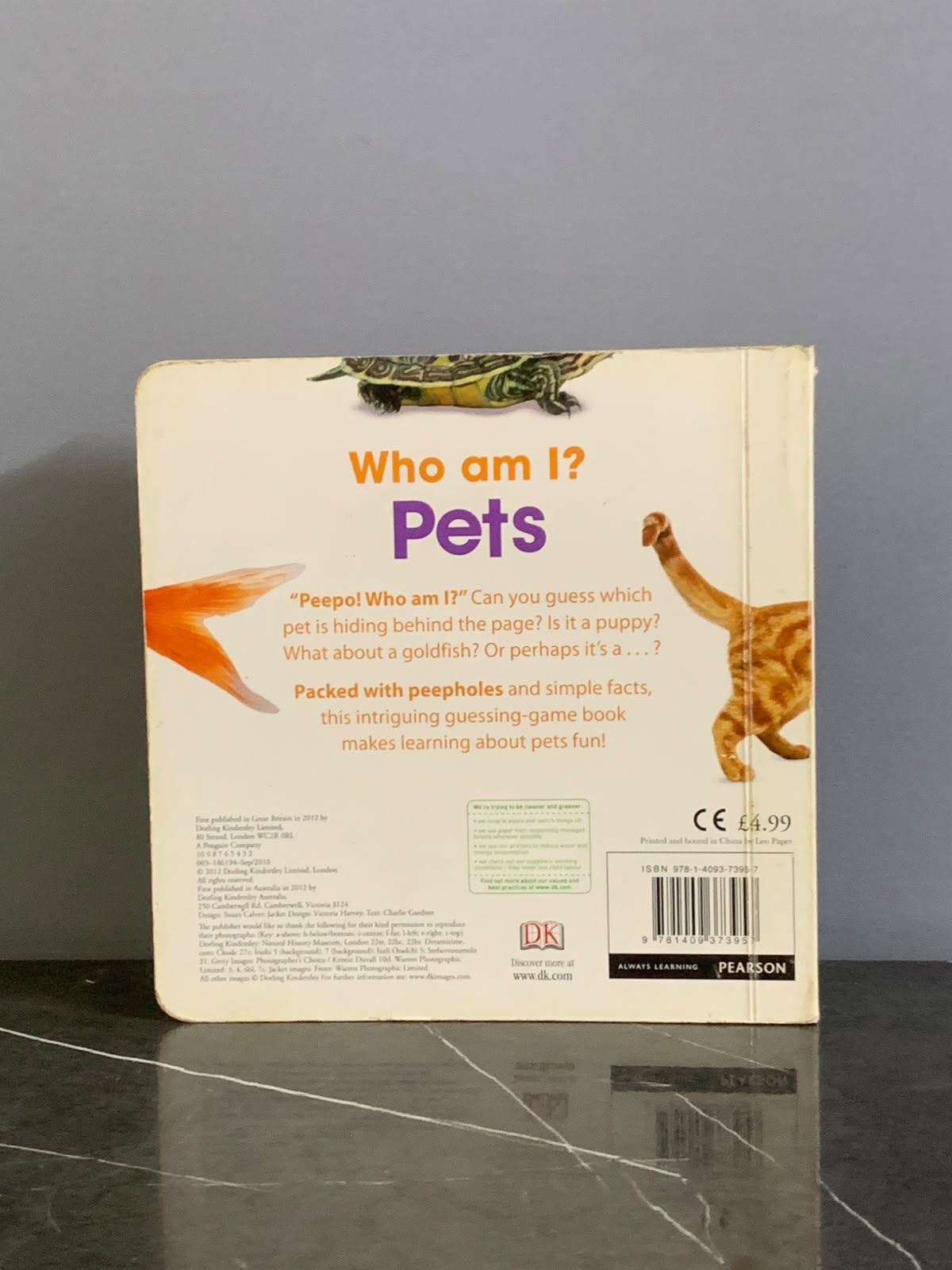 DK "Who Am I? Pets" Board Book.