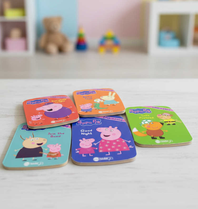 Peppa Pig Me Reader Jr. Books. (5 books)