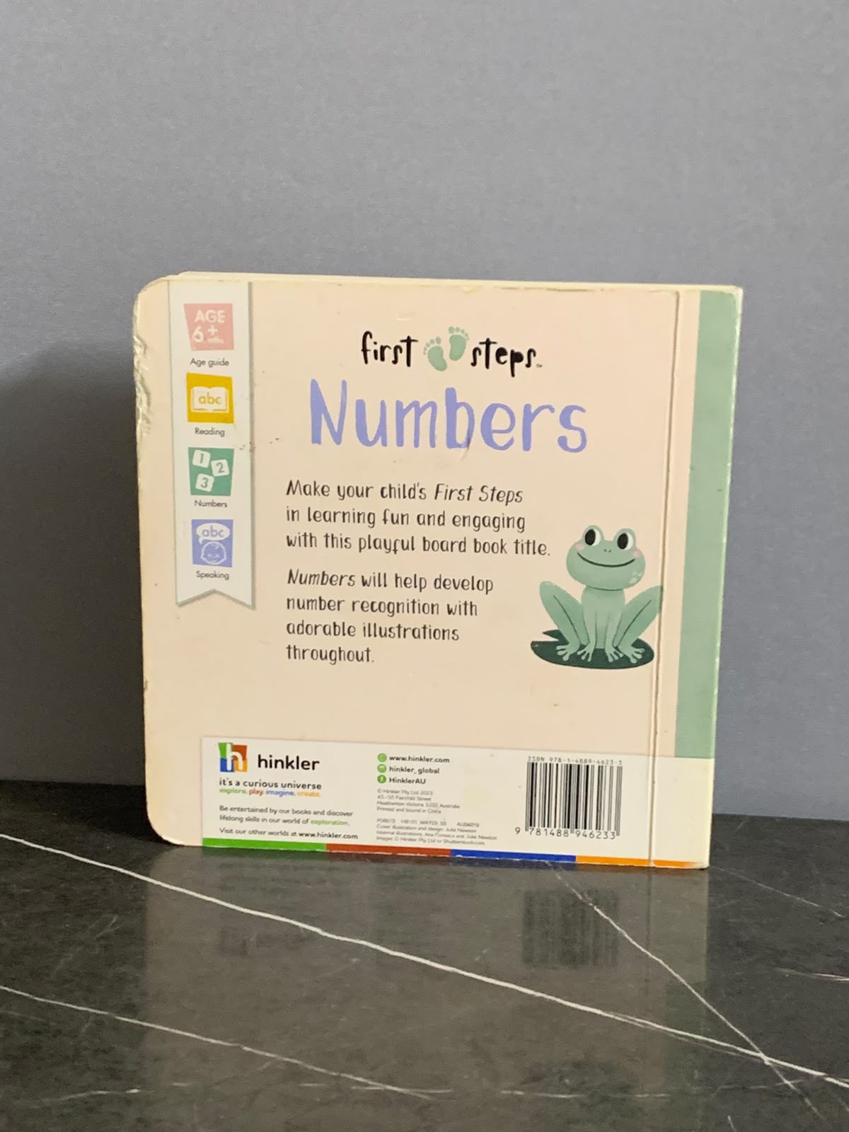 Hinkler First Steps: Numbers Board Book.