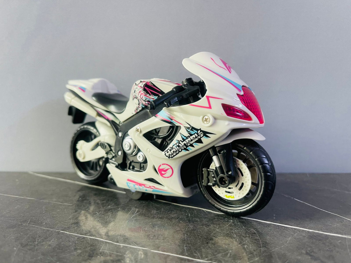 Hotwheels Suzuki GSX-R Sports Bike Toy with Lights and Sounds