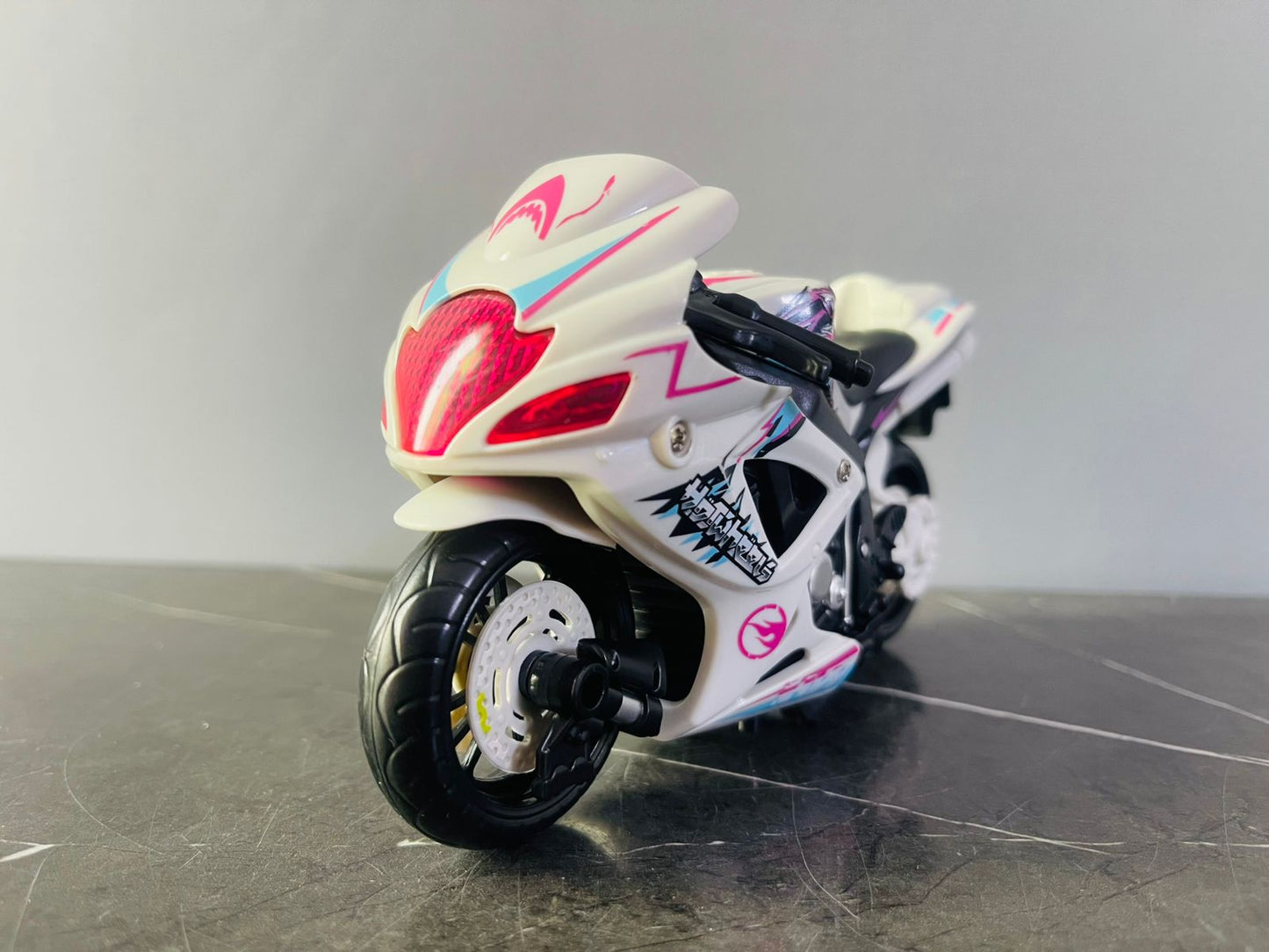 Hotwheels Suzuki GSX-R Sports Bike Toy with Lights and Sounds