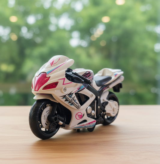 Hotwheels Suzuki GSX-R Sports Bike Toy with Lights and Sounds