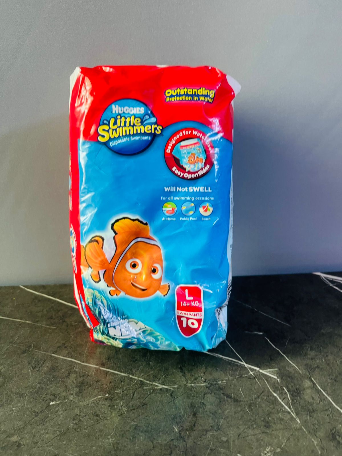 Huggies Little Swimmers Disposable Swim Pants.(10 pieces) (Rs 300 advance)