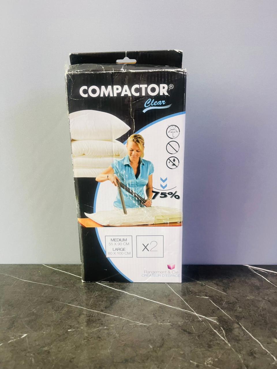 Compactor Aspispace Vacuum Storage Bag. (New) (Pack of 2)