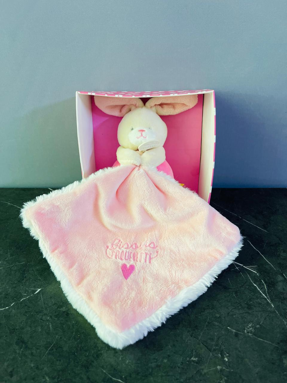 Doudou & Compagnie "Bisous Paquerette" Blanket. (New)