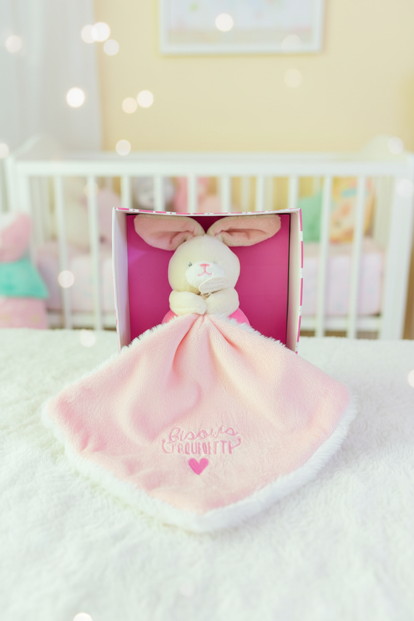 Doudou & Compagnie "Bisous Paquerette" Blanket. (New)