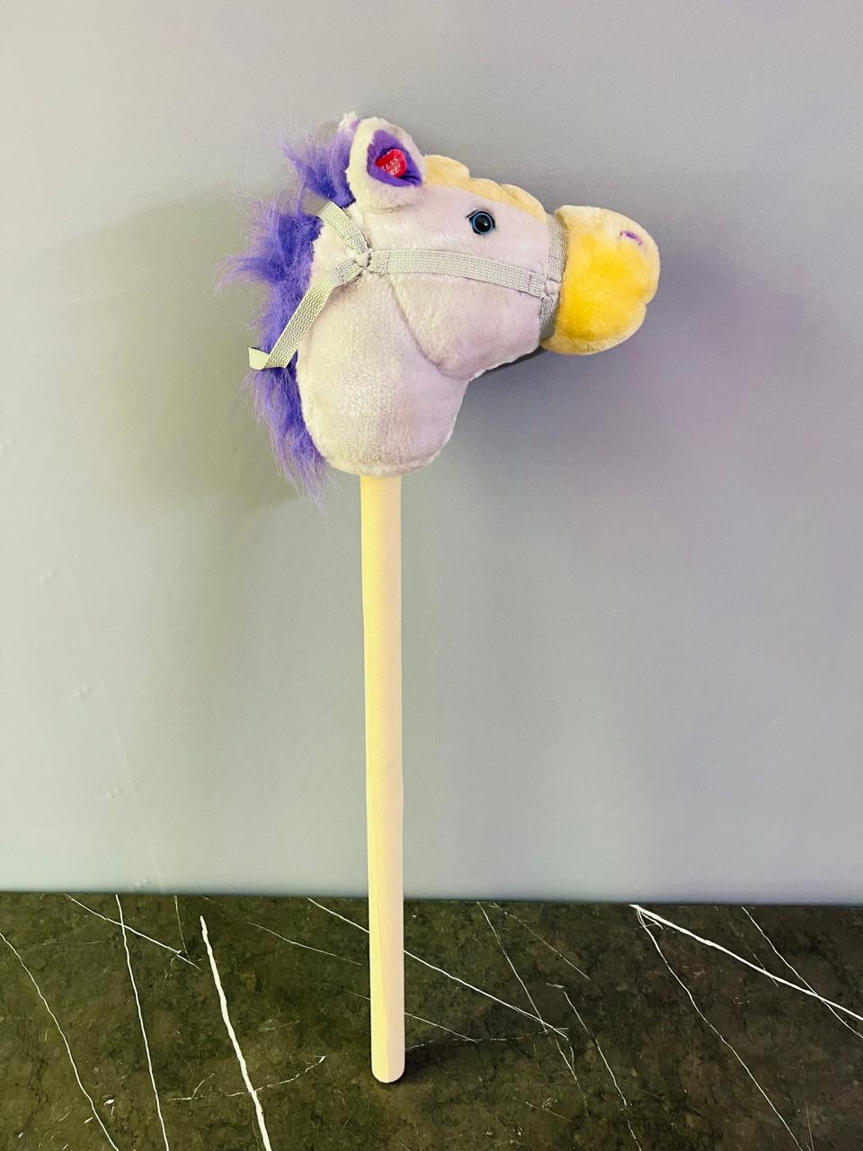 Unicorn Hobby Horse Plush.