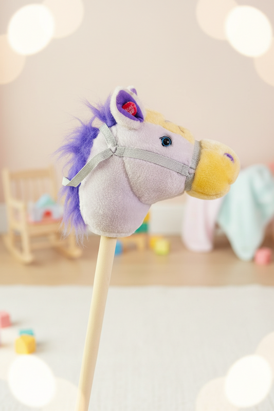 Unicorn Hobby Horse Plush.