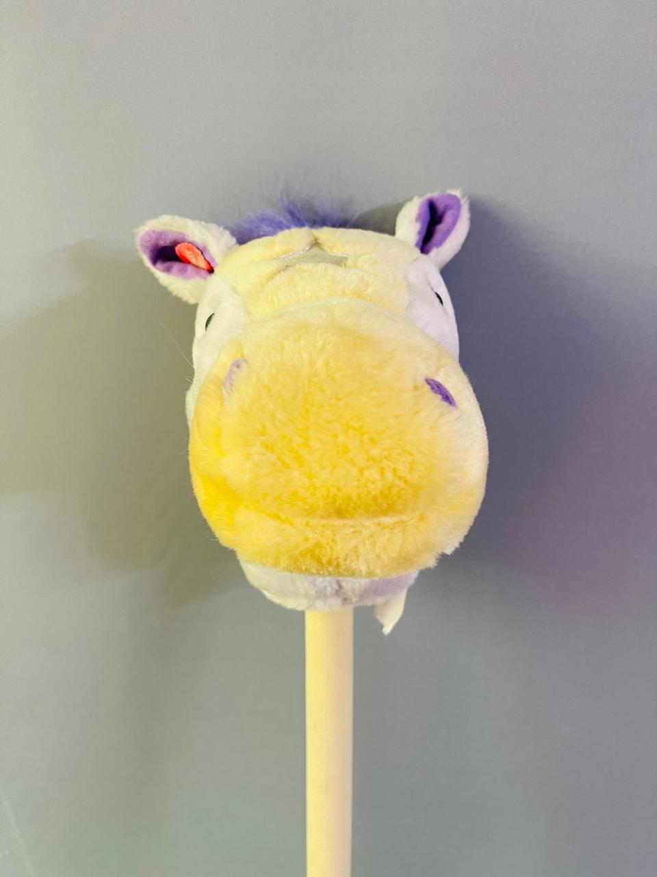 Unicorn Hobby Horse Plush.