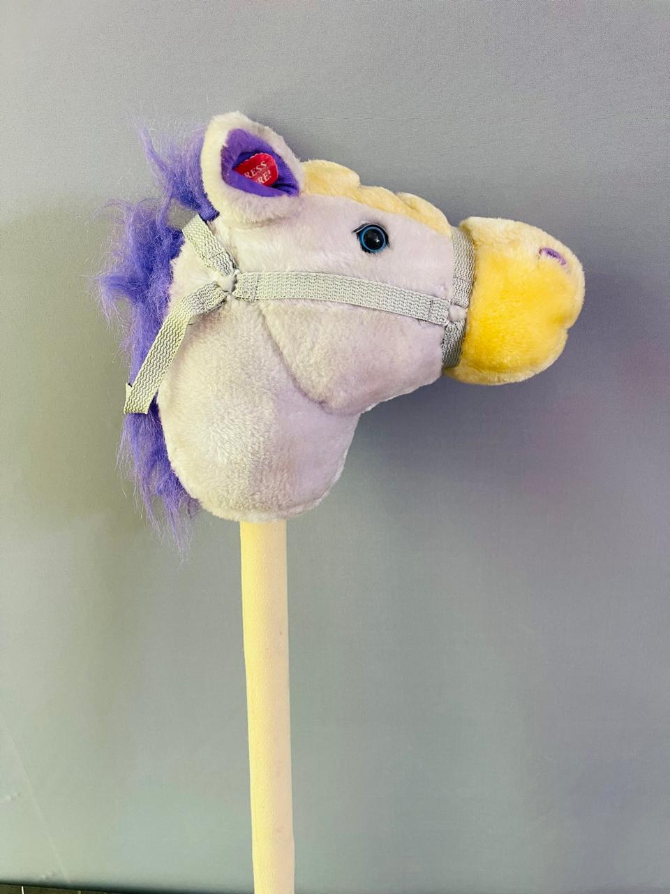 Unicorn Hobby Horse Plush.