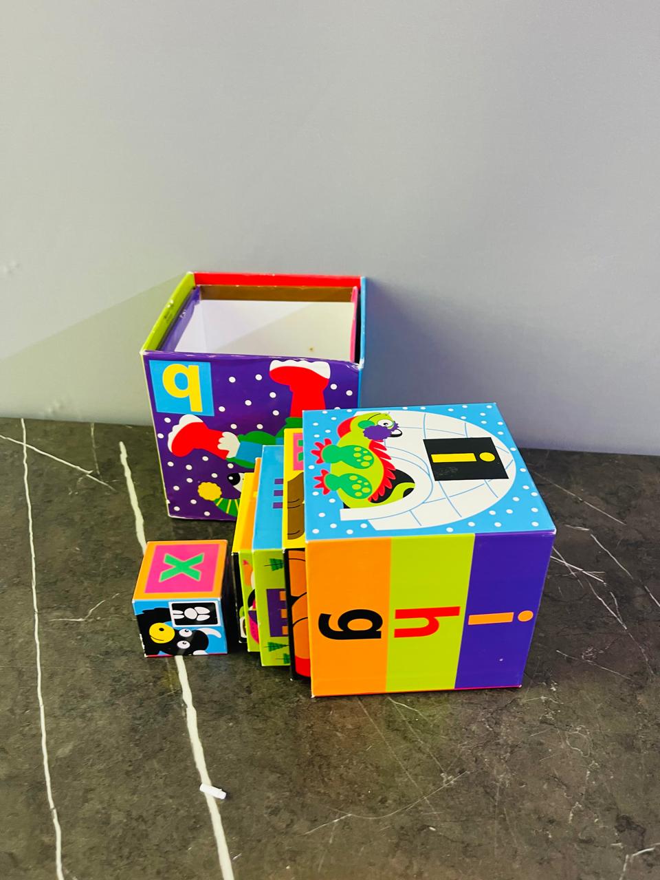 Melissa & Doug Deluxe Alphabet Nesting and Stacking Blocks. (Condition 9/10)